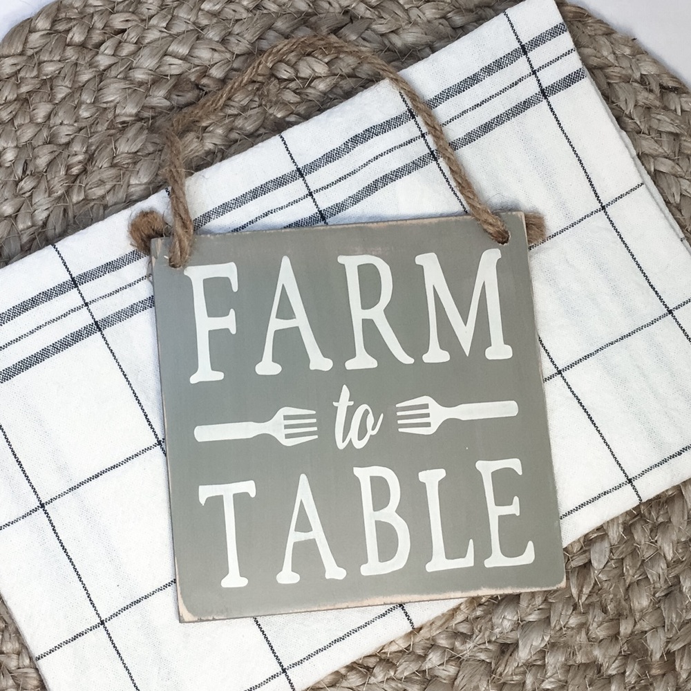 ๐2/$18!๐ Farm To Table- Handcrafted Sign - Picture 3 of 5